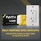 Faith 20 Amp 125-Volt GFCI Outlet, White, 5PK GLS-20A-WH-05 - alternate 3